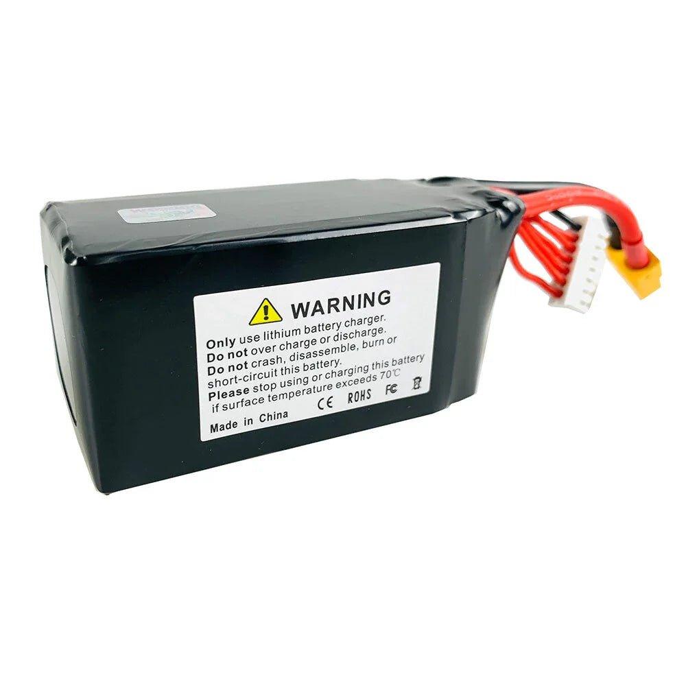 DOGCOM MCK 1380mAh 6S 22.2V 150C LiPo Battery for FPV Racing Drones - High Performance RC Drone Battery for Extreme Racing & Long Flight Time