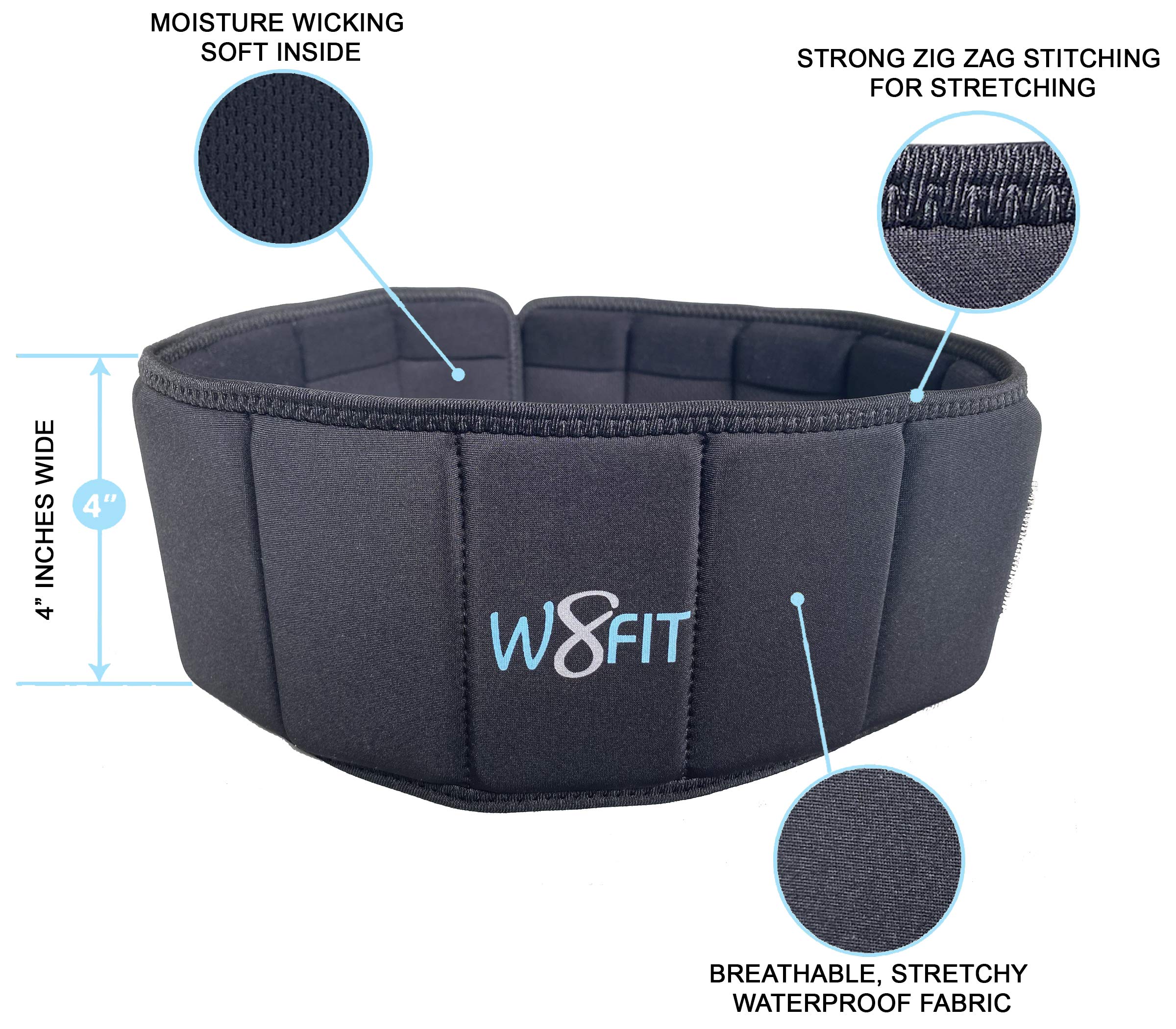 Adjustable Weighted Walking & Exercise Belt for Fitness Training, Hiking & Weight Loss - Perfect for Home Workouts, Outdoor Activities & Strength Training