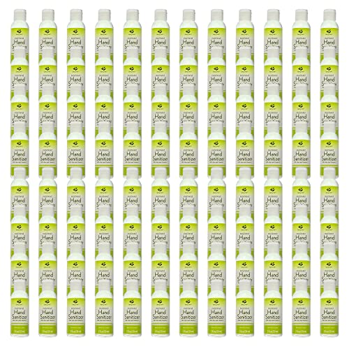Mellow Hand Sanitizer Gel - 62% Ethyl Alcohol, Pocket-Sized, Quick Drying with Aloe & Vitamin E - 2 Oz Each (Pack of 96) - Perfect for Travel, Office, Gym & Daily Hygiene Protection