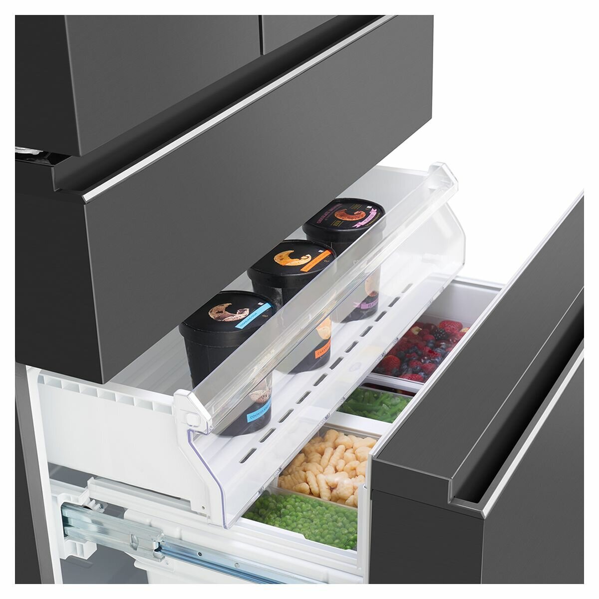 Electrolux 609L French Door Refrigerator EHE6899BA - Energy Efficient Stainless Steel Fridge for Modern Kitchens & Large Families