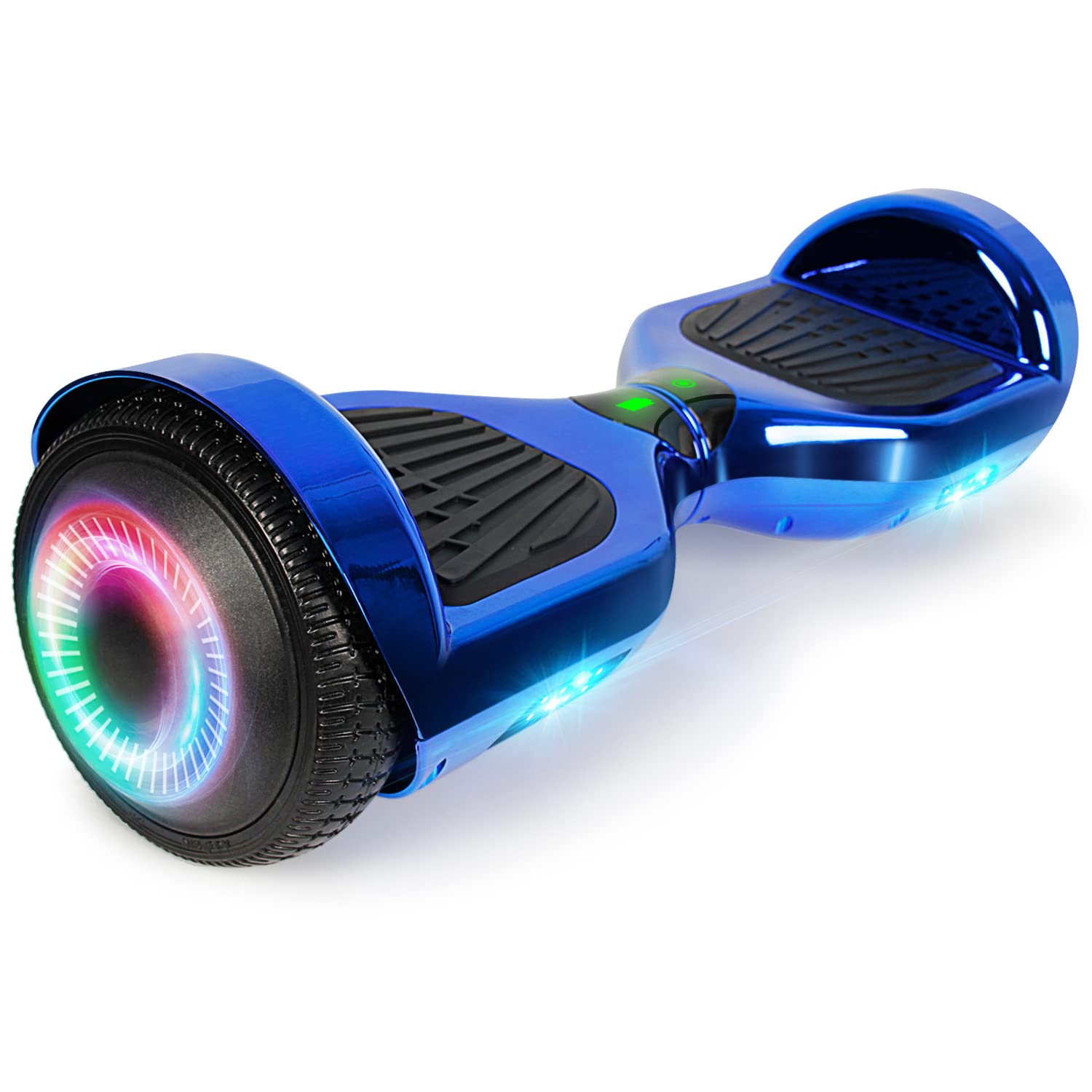 SISIGAD Hoverboard Smart Self Balancing Scooter with Bluetooth Speaker & LED Lights - 6.5