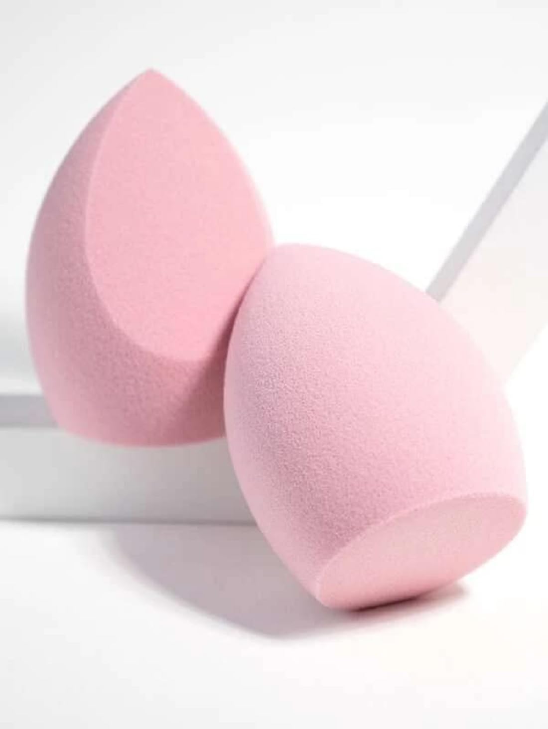 Beautiflame Heart Shaped Makeup Sponge Set - Soft Blending Beauty Sponge for Foundation, Concealer & Powder - Perfect for Flawless Makeup Application at Home or On-The-Go