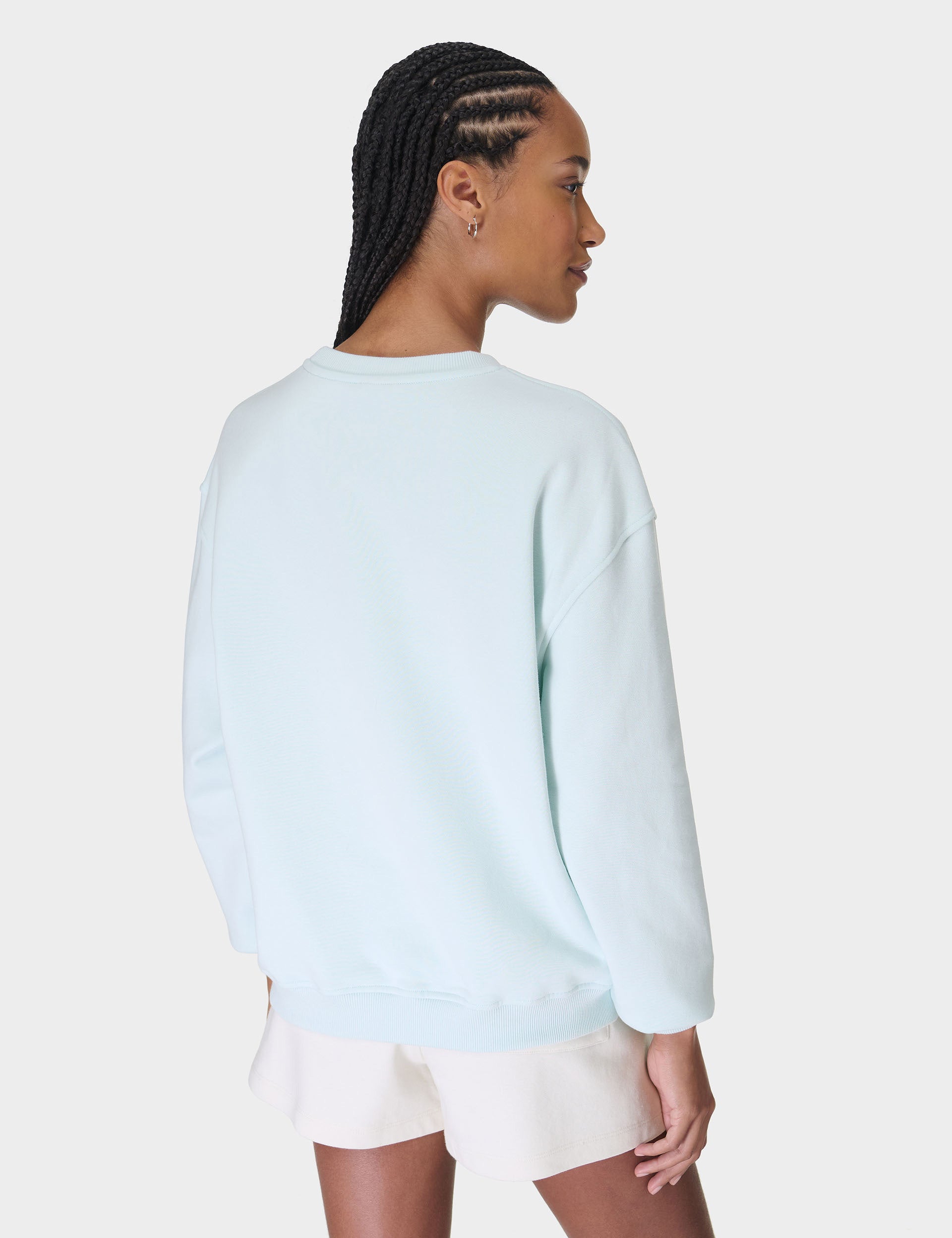 Revive Crew Neck Sweatshirt - Day Break Blue | Comfortable Casual Pullover for Men & Women | Perfect for Lounge Wear, Gym, and Everyday Outfits
