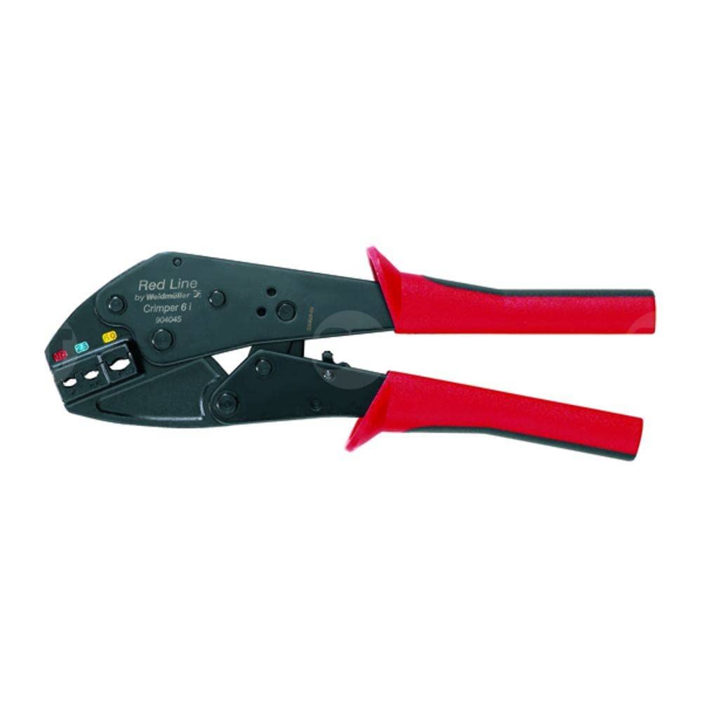 Weidmuller Professional Line Crimping Tool for Insulated Connectors - Red | Electrical Wiring, DIY Projects & Industrial Applications