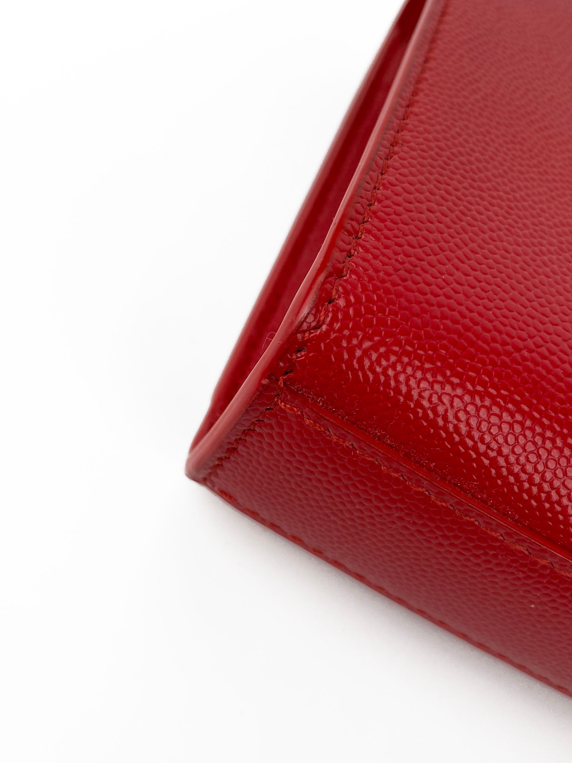 Saint Laurent Small Red Kate Bag - Luxury Crossbody Handbag for Women | Perfect for Evening Parties, Date Nights & Special Occasions