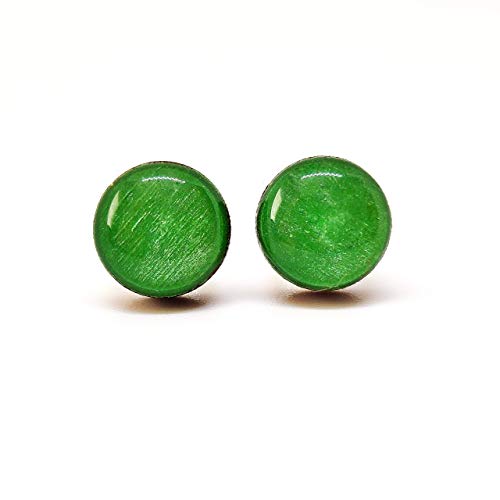 Bright Jade Green Shimmer