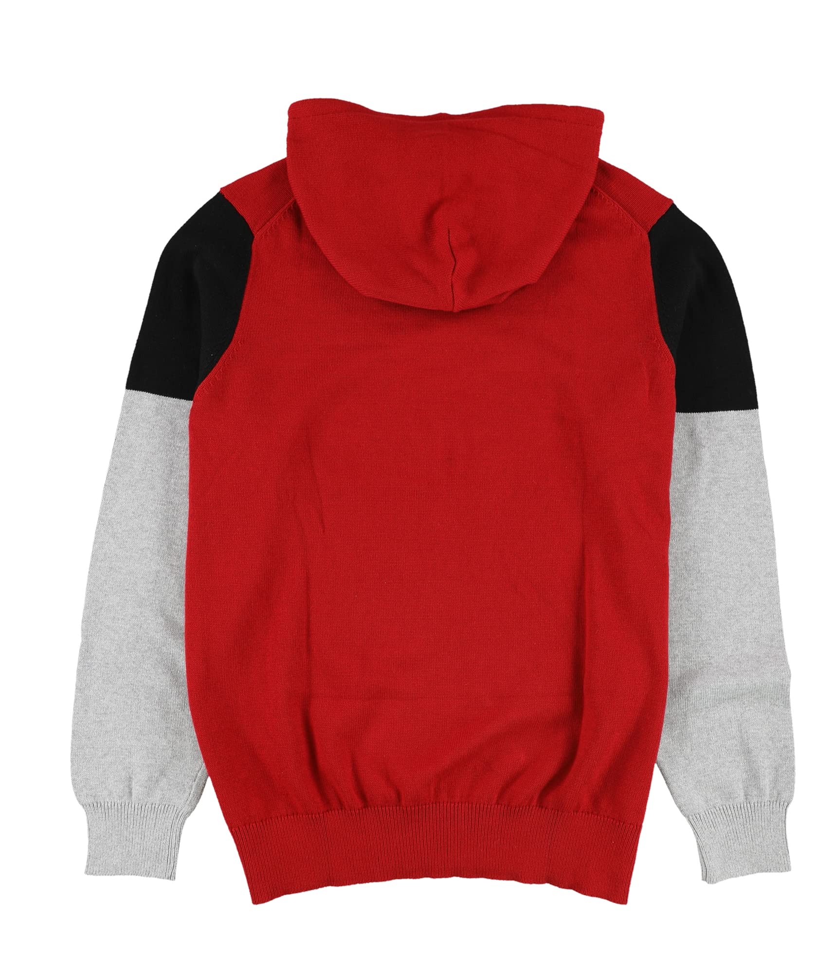 Sean John Men's Colorblocked Sweatshirt - Red, Large Size | Trendy Streetwear for Casual Outfits & Lounge Wear