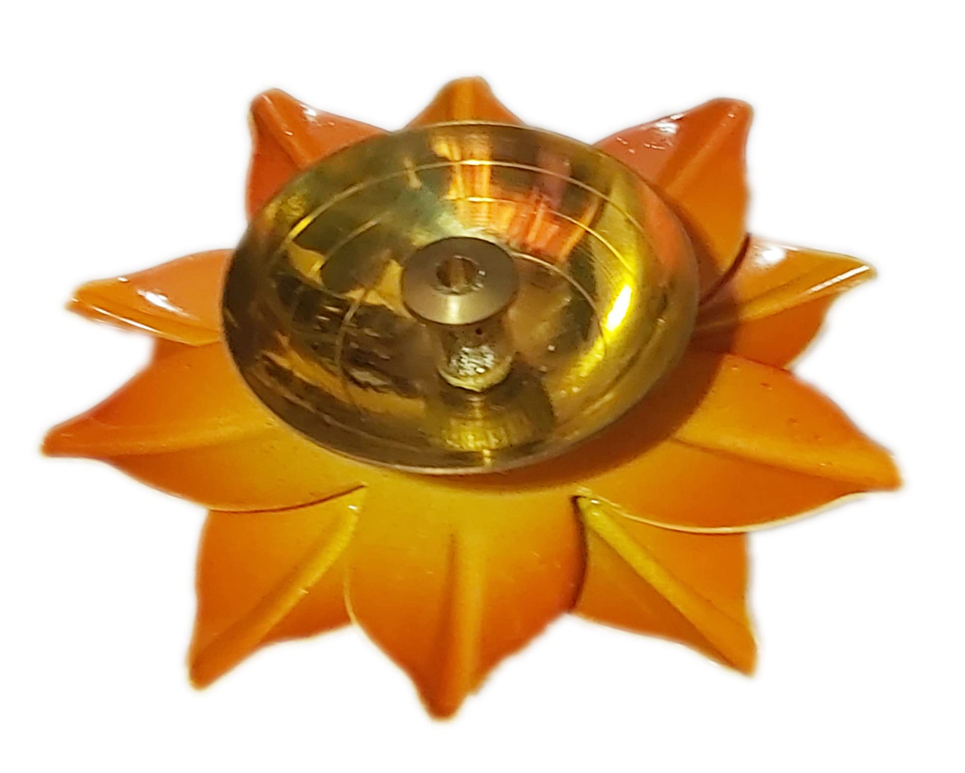 Handcrafted Brass Lotus Diya Oil Lamp - Traditional Deepak for Puja, Home Temple Decor & Spiritual Gifting | Perfect for Diwali, Weddings & Daily Prayer Rituals