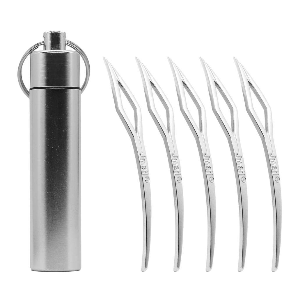LOSA Professional Dreadlocks Crochet Needles Set - 5 Pack Interlocking Tools for Hair Braiding, Wig Making & Extensions | Perfect for Salon, DIY Hair Styling & Natural Hair Care
