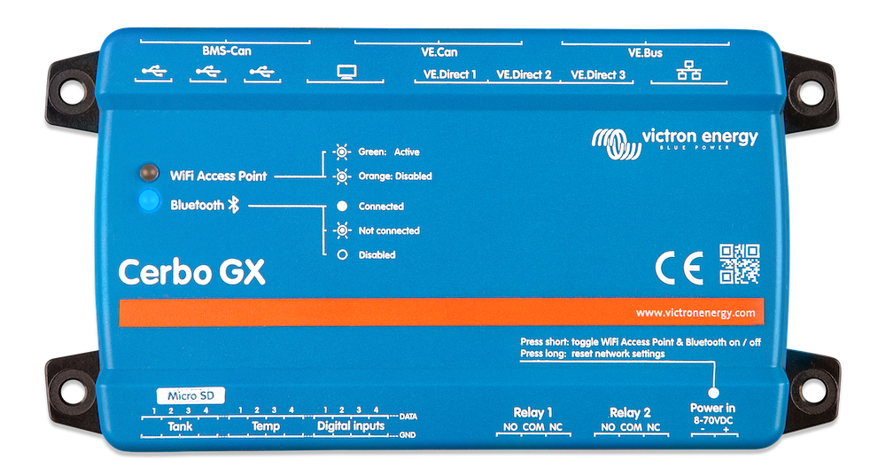 Cerbo GX MK2 - Advanced Marine & RV Power Management System for Reliable Energy Monitoring & Control | Perfect for Boats, Yachts, and RVs