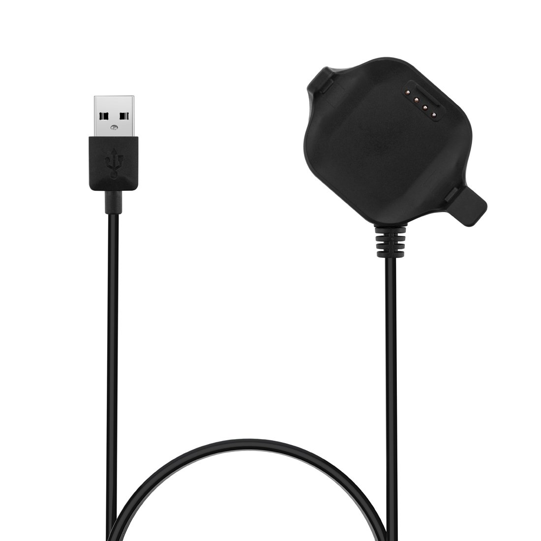 MOTONG Replacement USB Charger Cable Dock for Garmin Forerunner 25 (Small) - Compatible Charging Cable for Garmin Forerunner 25 Small GPS Running Watch - Perfect for Home, Office, and Travel Charging