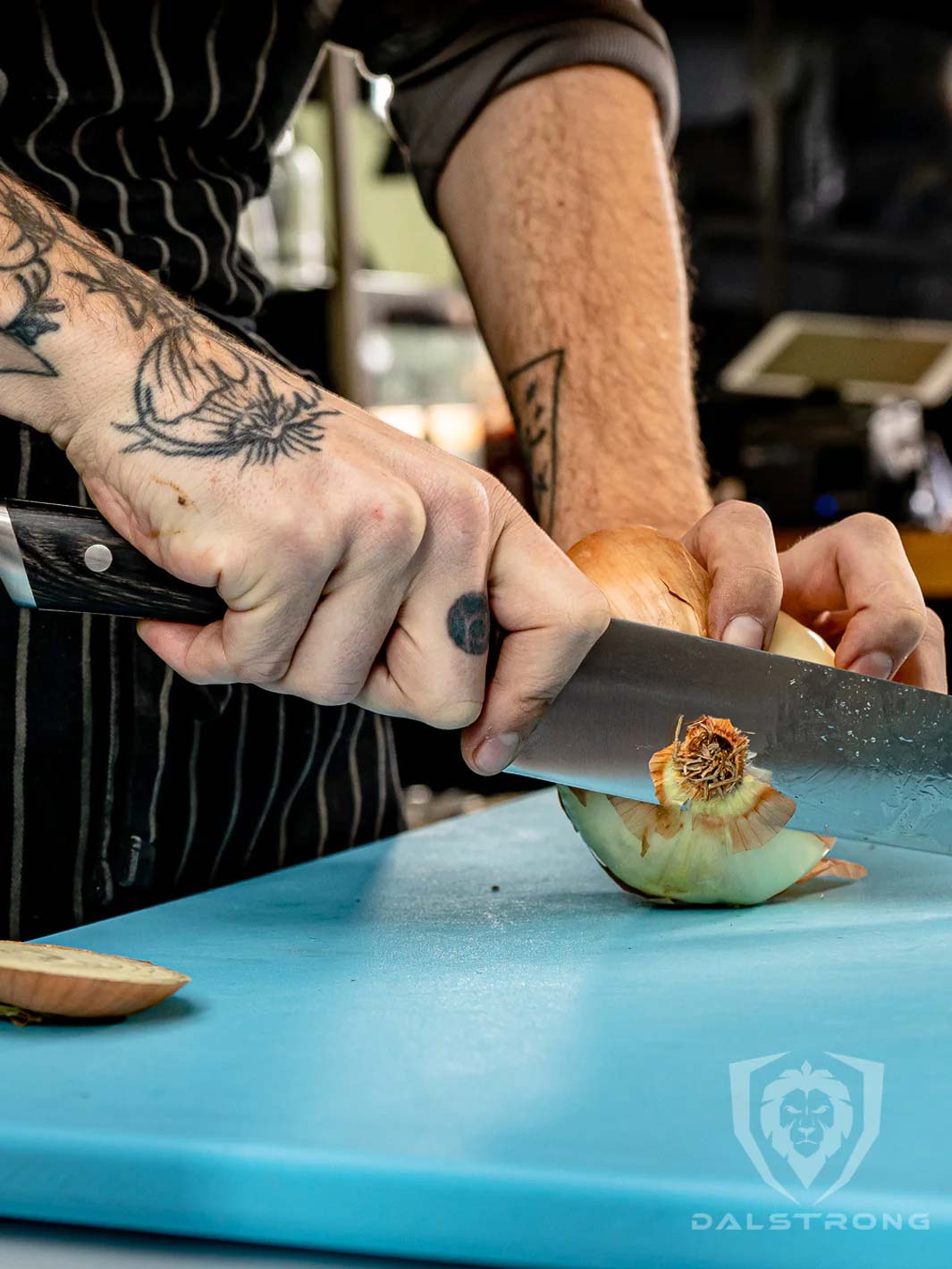 Premium Kiritsuke Chef Knife 8.5 Inch - Professional Japanese Kitchen Knife | Gladiator Series | NSF Certified | Dalstrong © | Perfect for Sushi, Vegetables & Precision Cutting