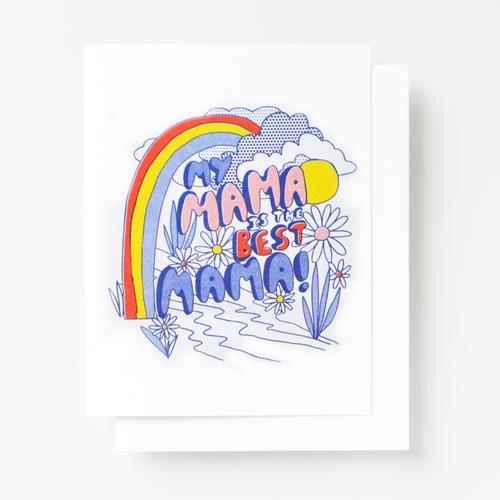 Best Mom Greeting Card - Heartfelt Birthday, Mother's Day & Thank You Card for Mom - Perfect for Gifts, Celebrations & Special Occasions
