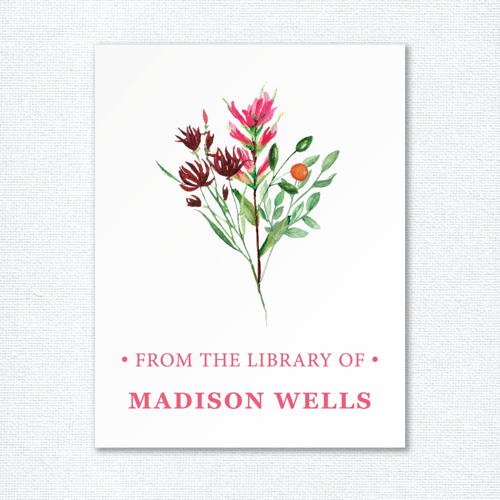 Personalized Bookplate Stickers - Custom Library Labels for Books & Gifts (Set of 84)