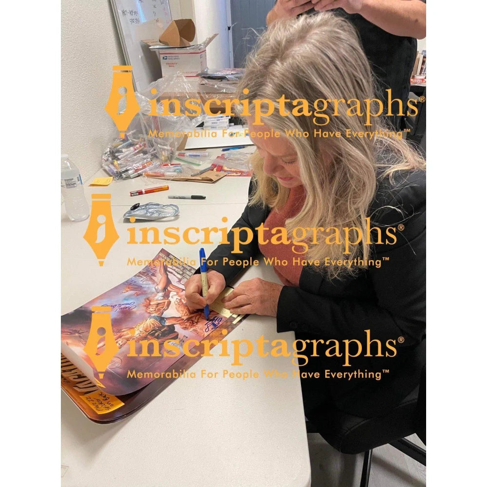 Chevy Chase & Beverly D'Angelo Signed Vacation Movie Poster 11x17 - JSA Certified Autograph - Perfect for Movie Memorabilia Collections & Home Theater Decor