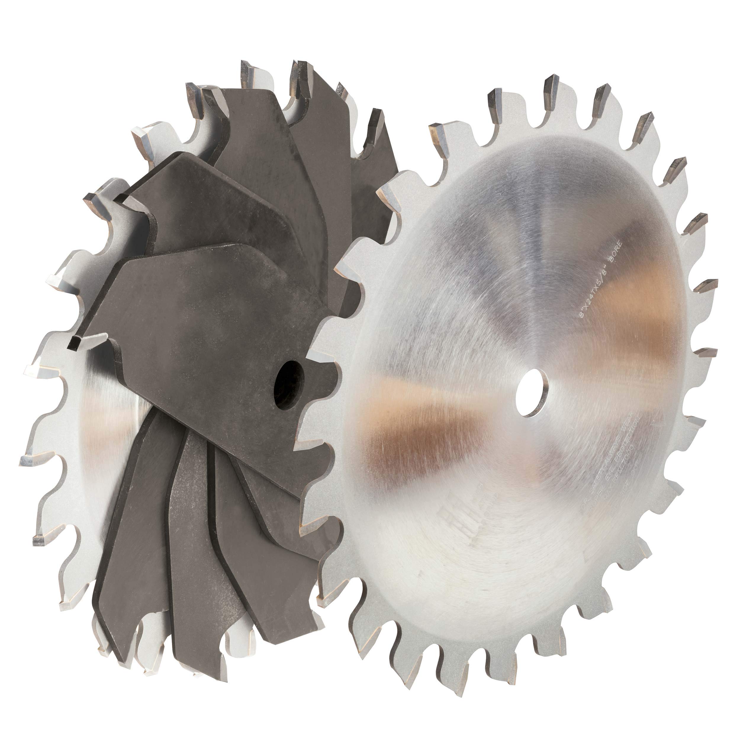 WOODRIVER 8-Inch Stacked Dado Saw Blade Set - Premium Carbide-Tipped for Woodworking, Plywood & MDF Cutting - Perfect for Table Saws & Radial Arm Saws