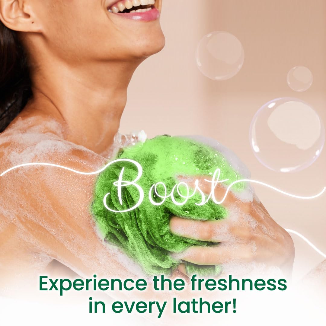 Palmolive Aroma Morning Boost Body Wash for Women & Men - 750ml Shower Gel Refill Pack with 100% Natural Citrus Essential Oil & Lemongrass Extracts | pH Balanced, Paraben & Silicone Free | Energizing Morning Shower for Soft, Smooth Skin | Perfect for Daily Use at Home, Gym, or Travel