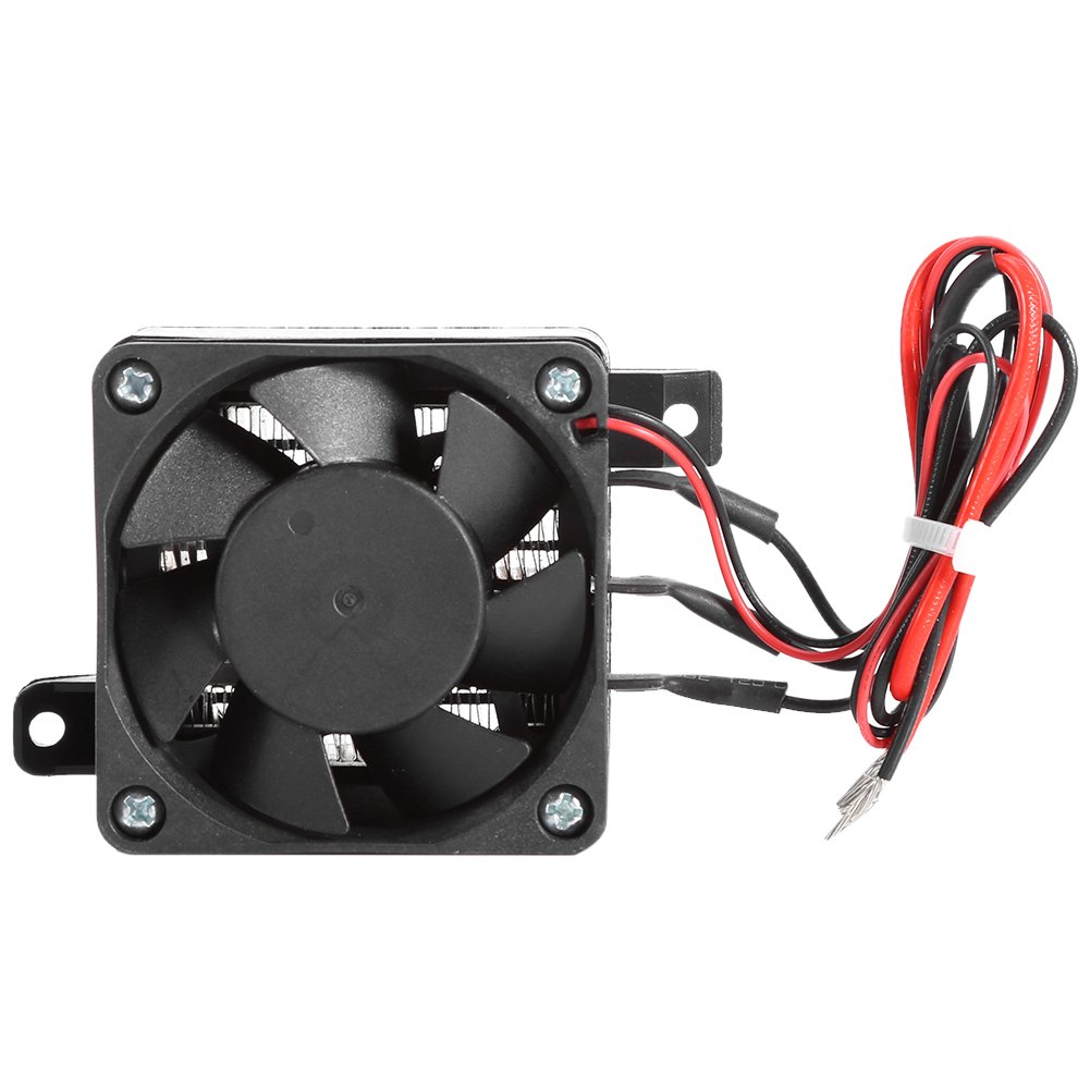 12V 100W PTC Car Air Heater with Mounting Holes - Constant Temperature Electric Fan Heater for Vehicles, Easy Installation - Perfect for Car Heating, Humidifiers & Air Conditioning Systems (24V 150W Option Available)