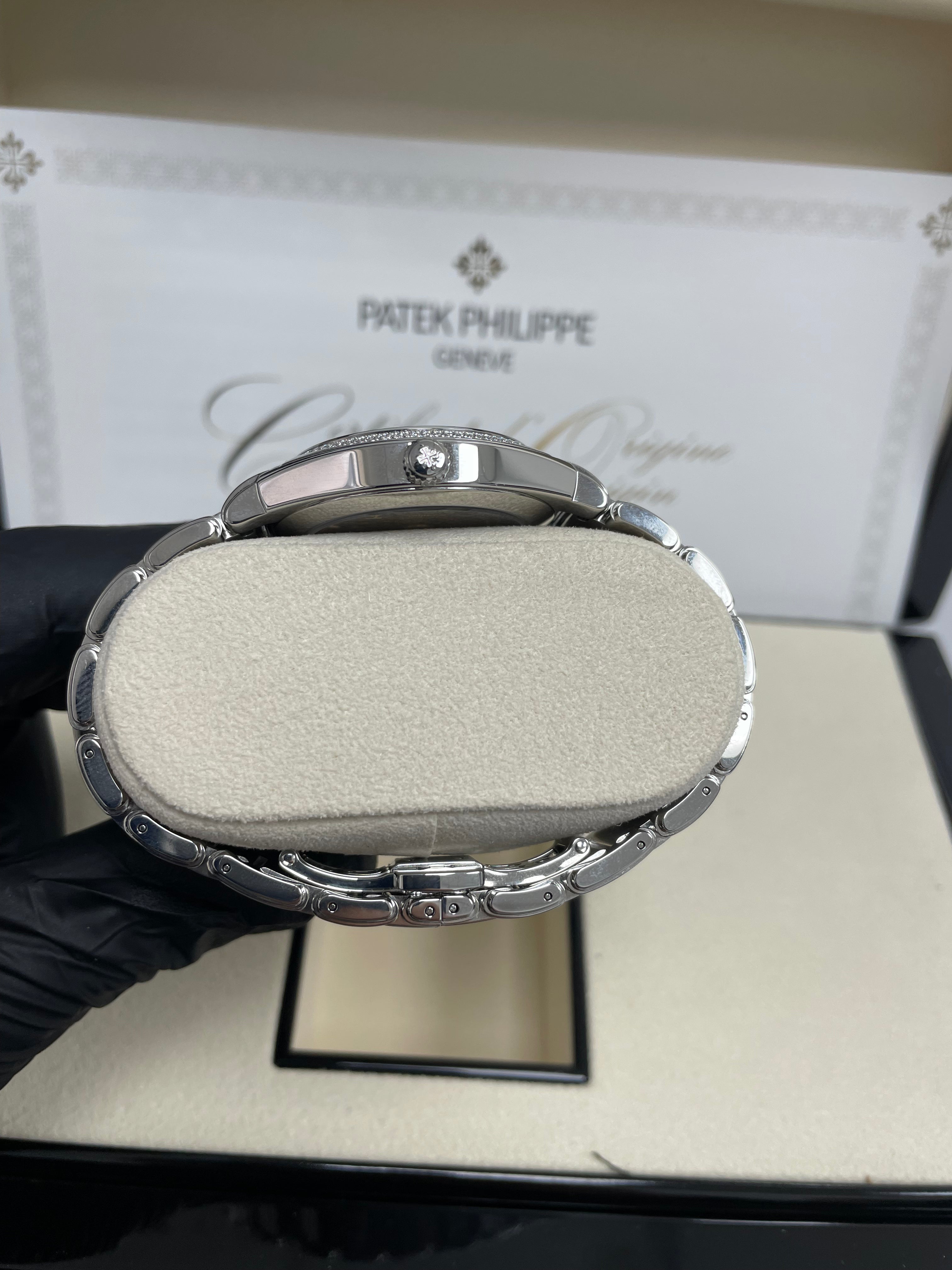 Patek Philippe Twenty~4 Automatic Round Watch - Blue Dial, 36mm Ladies Luxury Watch (Ref #7300/1200A-001) | Perfect for Business Meetings, Formal Events & Everyday Elegance