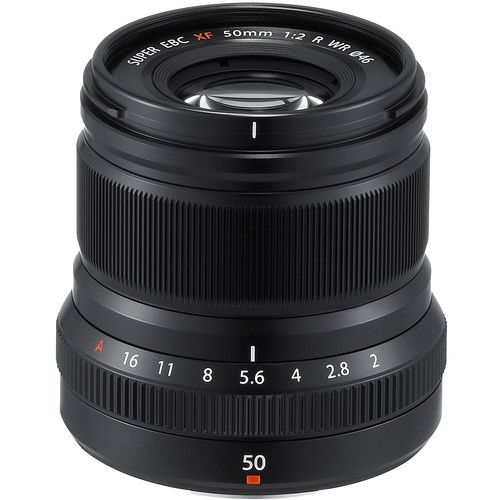 Fujifilm FUJINON XF 50mm F2.0 R WR Prime Lens - Black | Fast Aperture Portrait & Street Photography Lens for Fujifilm X-Mount Cameras | Perfect for Low Light & Travel Photography