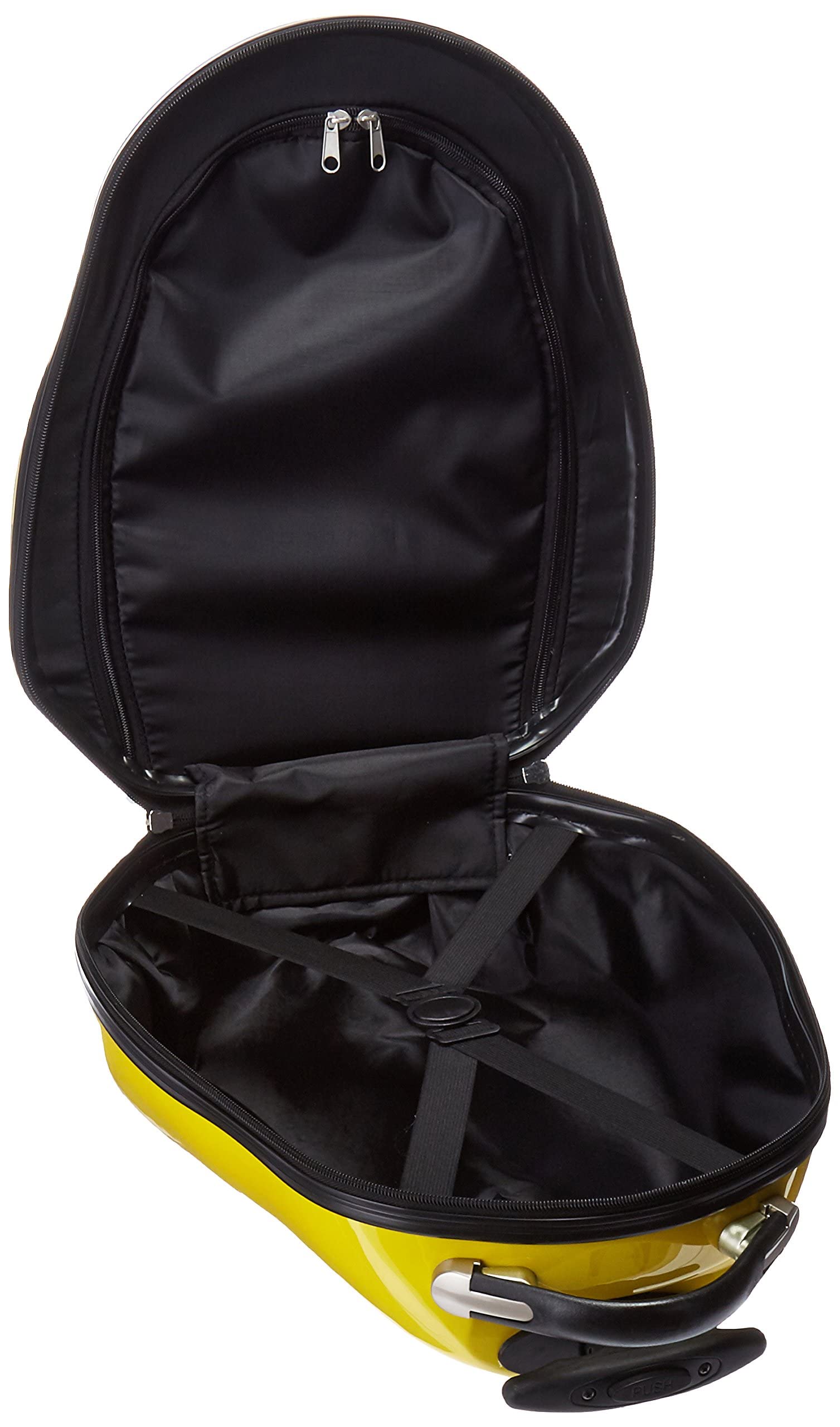 Heys Travel Tots Bumble Bee Kids Luggage - Lightweight Carry-On Suitcase with Wheels for Boys & Girls | Perfect for Airplane Travel, Road Trips & Sleepovers