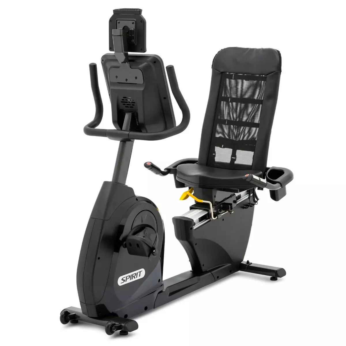 Spirit XBR95 Recumbent Exercise Bike for Home Gym - Low Impact Cardio Workout Equipment for Seniors & Rehabilitation - Perfect for Small Spaces & Indoor Cycling Training