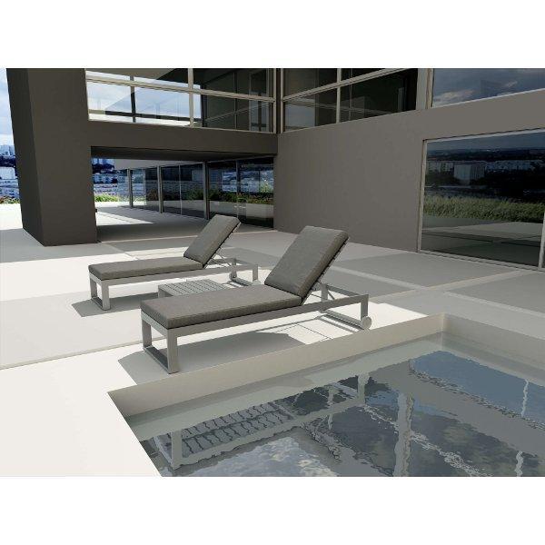 Lucca Sun Lounger 3-Piece Outdoor Patio Furniture Set - Waterproof Wicker Rattan Chaise Lounge Chairs with Cushions - Perfect for Poolside, Garden, Backyard, and Beach Relaxation
