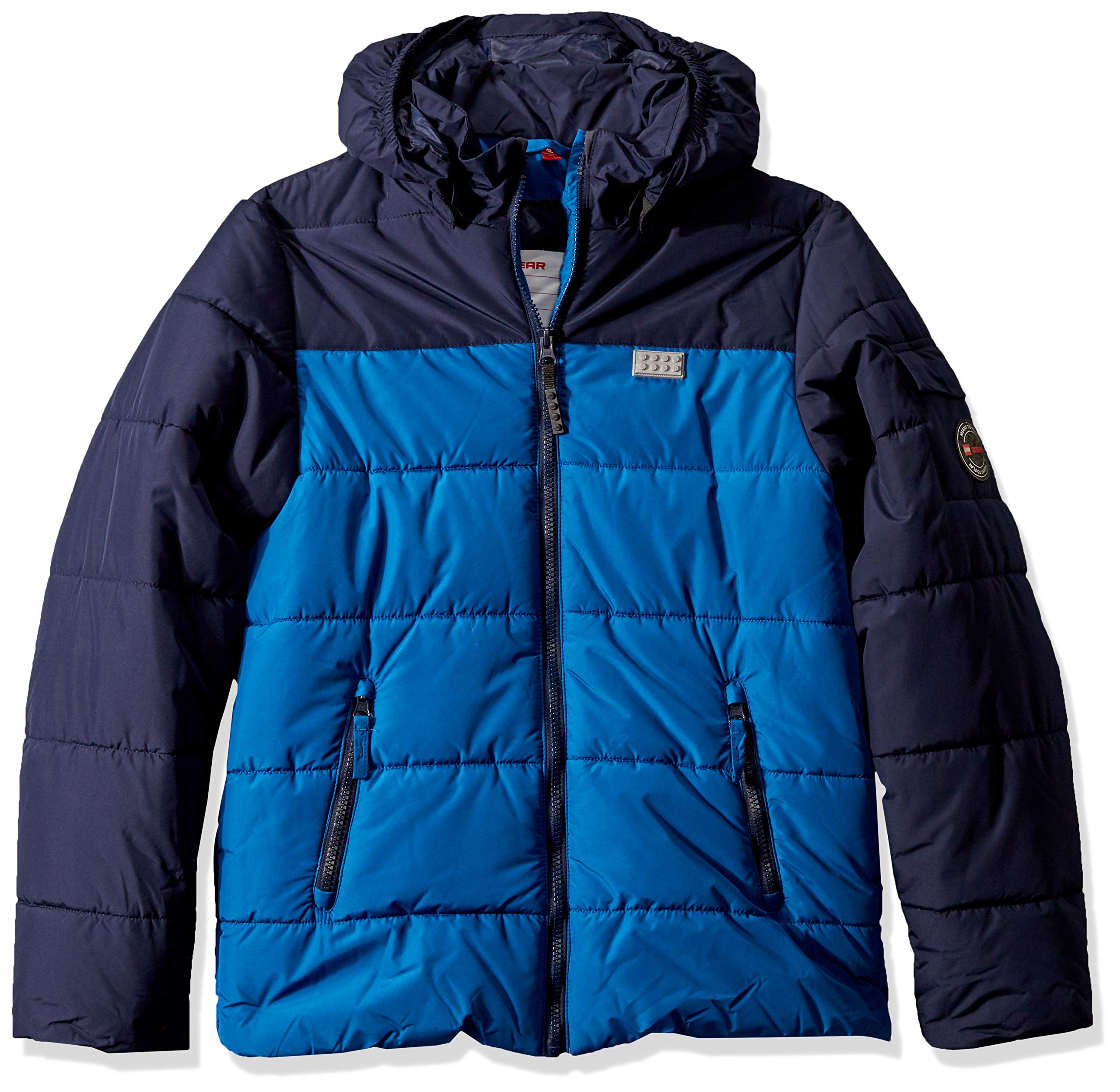 LEGO Wear Kids Jacket with Detachable Hood & Phone Pocket - Waterproof Windbreaker for Boys & Girls - Perfect for School, Outdoor Play & Winter Activities