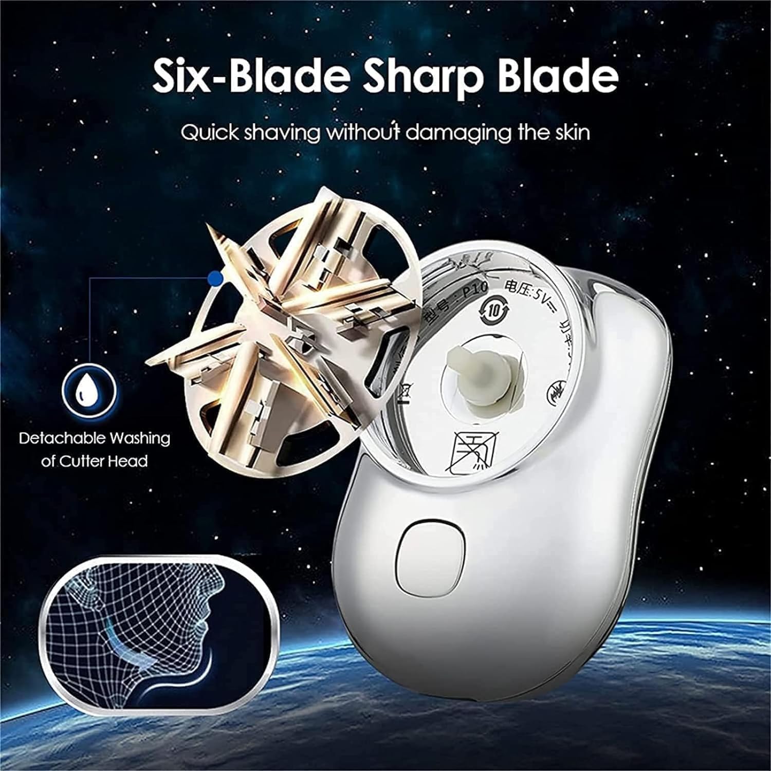 Premium Mini Portable Electric Shaver for Men - USB Rechargeable Travel Razor with LED Display & High-Power Motor | Perfect for Business Travel, Gym, Home & On-The-Go Grooming | Beards, Stubble & Facial Hair Trimmer | Great for Daily Shaving, Quick Touch-Ups & Travel Essentials | Ideal for Office, Vacation & Car Emergency Kit