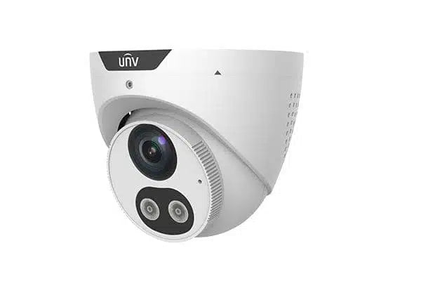 Uniview IPC3618SB ADF28KMC I0 8MP HD Fixed Turret Security Camera with Light & Audible Alarm - Ideal for Home, Office, and Outdoor Surveillance