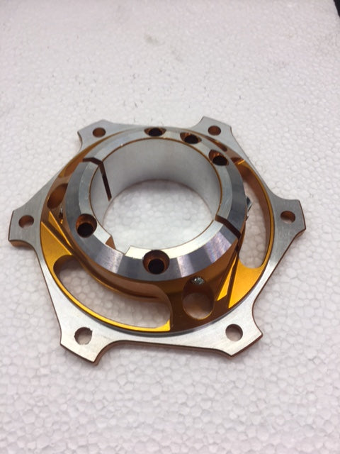 50mm Brake Rotor Carrier for M1 Line Gold - High Performance Motorcycle Brake System - Perfect for Racing & Street Bikes