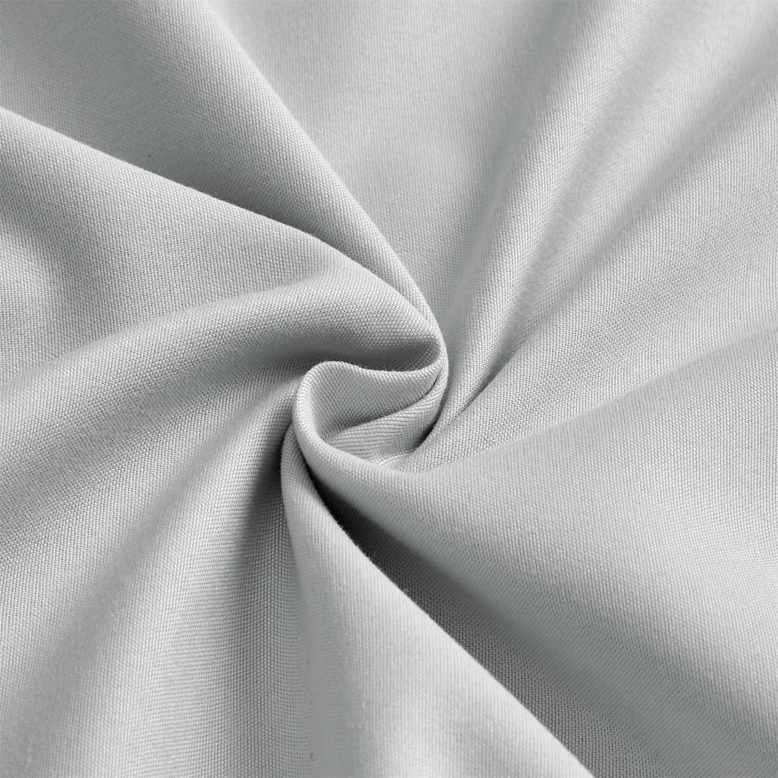 FreshCulture King Size Flat Sheet Set - 6 Pack Soft Microfiber Bed Sheets for Home, Hotel & Salon Use - Breathable Wrinkle-Resistant Bulk Bedding - Light Grey - Perfect for Guest Rooms & Spas