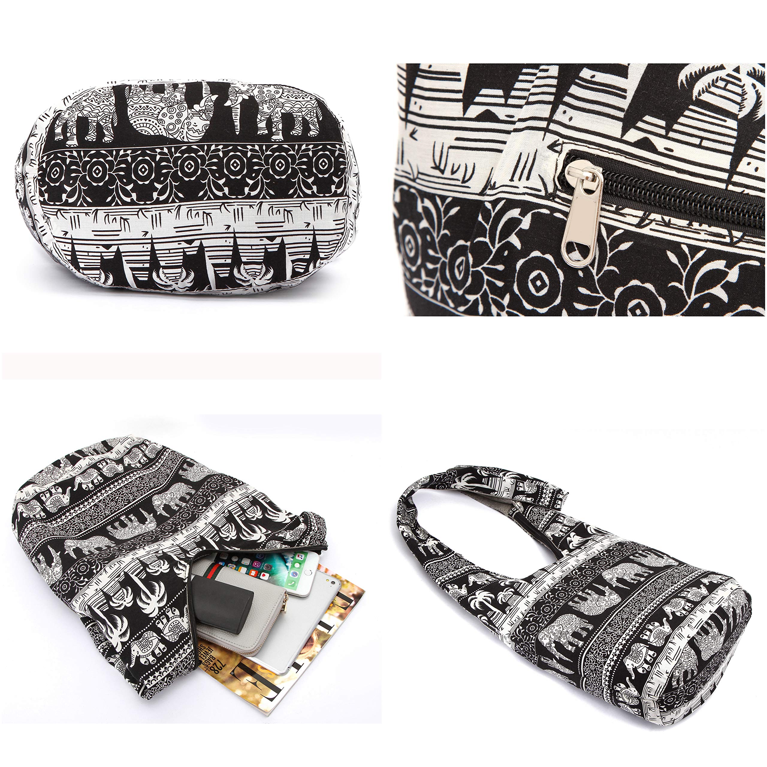 Stylish Women's Canvas Shoulder Handbags - Bohemian Animal Print Crossbody Bags for Everyday Use | Perfect for Work, Travel & Casual Outings