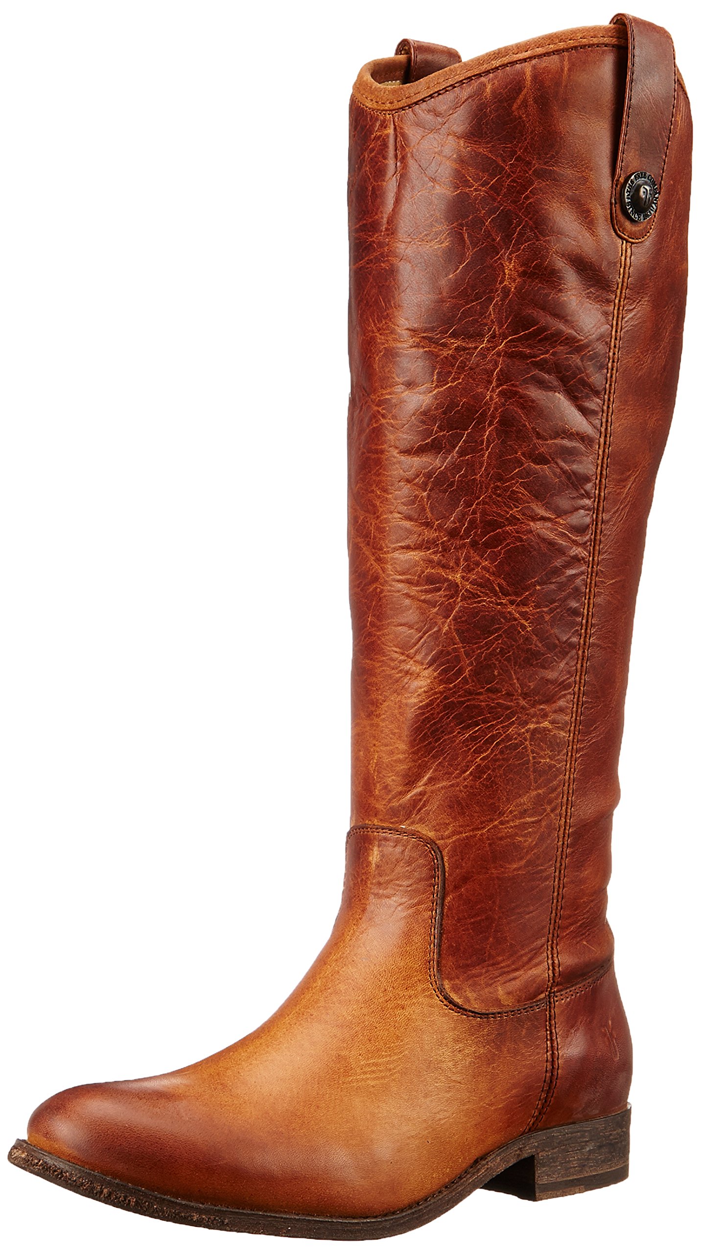 FRYE Women's Melissa Button Boot - Stylish Leather Ankle Boots for Fall & Winter, Comfortable Casual & Dress Shoes for Women - Perfect for Office, Date Night & Everyday Wear