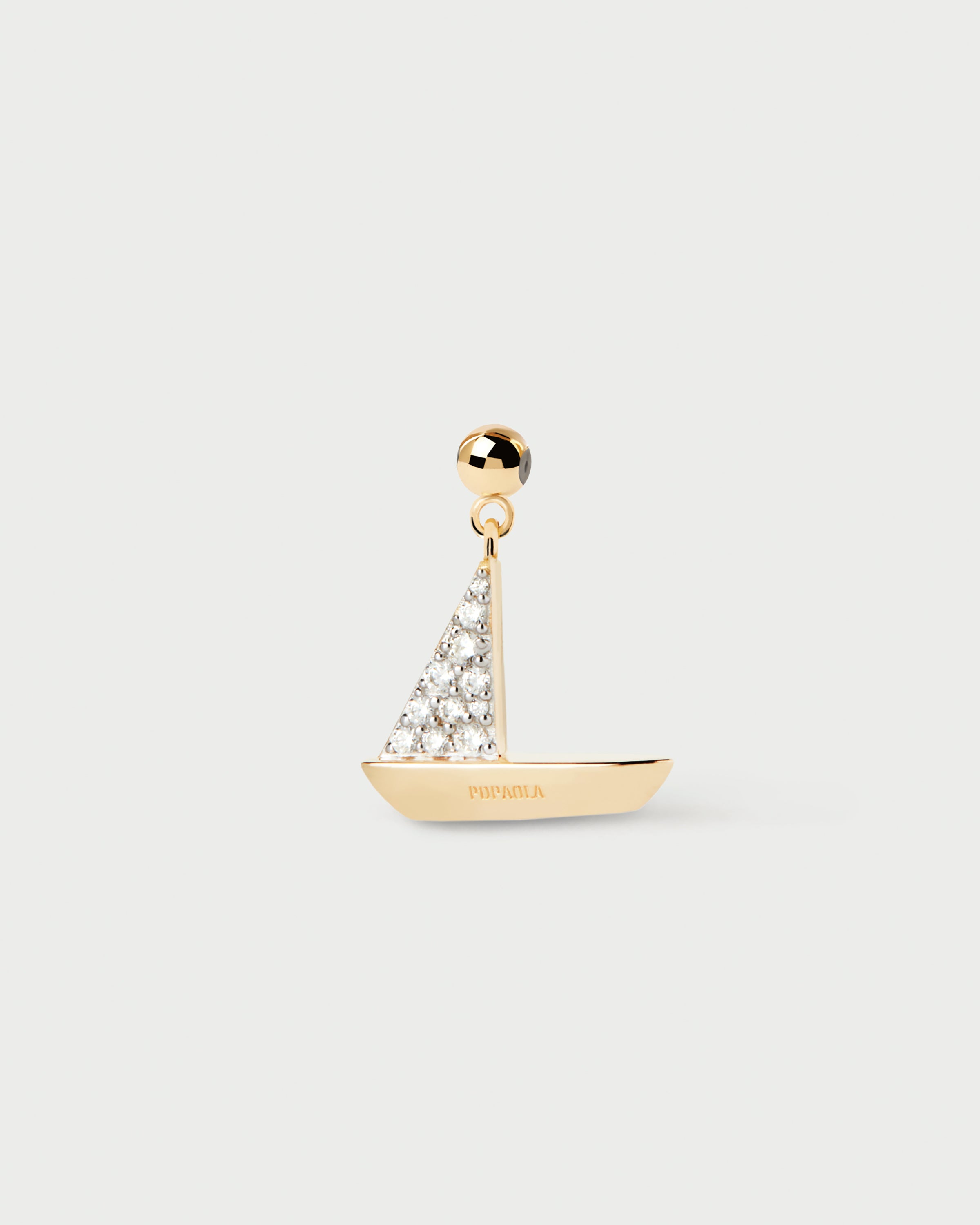 Boat Charm Pendant Necklace - Nautical Jewelry for Women & Men - Perfect for Sailing, Beach & Marine Enthusiasts
