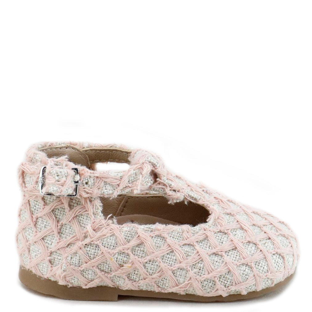 Pink Crochet T-Strap Baby Shoes for Girls - Soft Handmade Infant Booties for Newborns & Toddlers - Perfect for Photo Shoots, Parties & Everyday Wear
