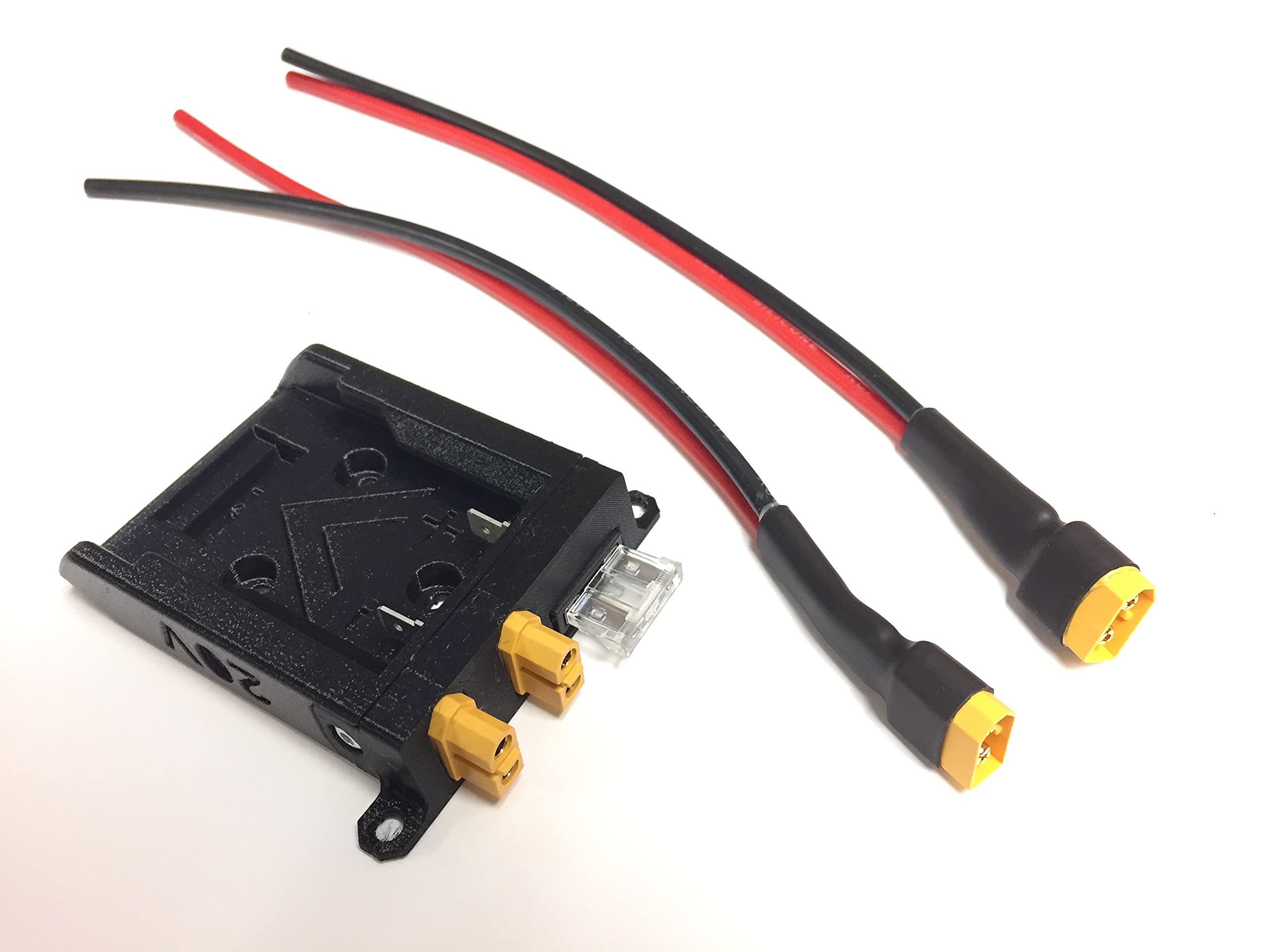 XT60 Adapter for Dewalt & Hercules 20V Max Batteries - Fused Dual Output Expandable Power Connector - Perfect for Power Tools, DIY Projects & Outdoor Equipment