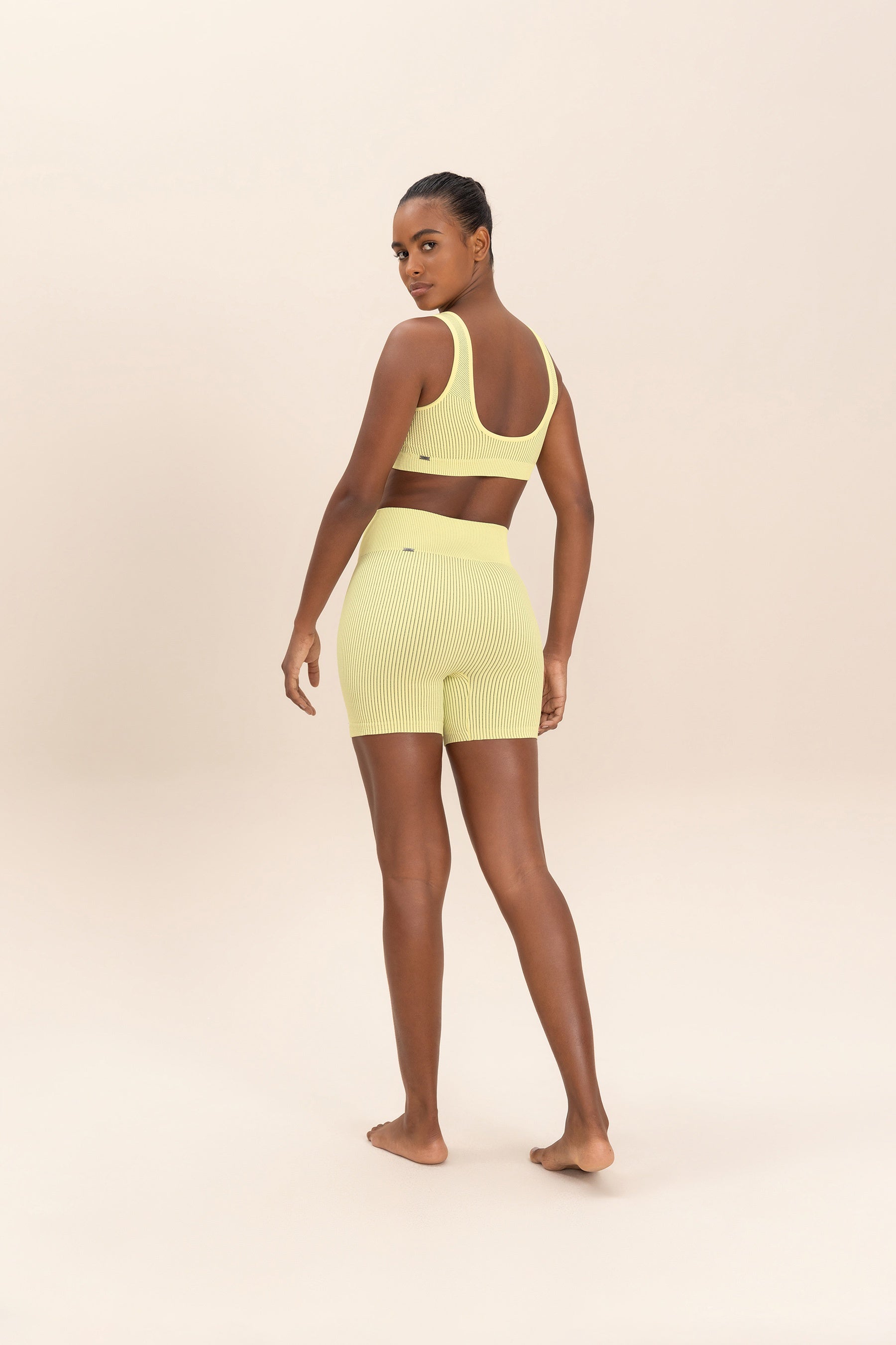 Women's Ribbed Classic Seamless Shorts - Comfortable High Waist Yoga Shorts for Workout, Lounge & Sleep - Soft Stretchy Athletic Shorts for Running, Gym & Home Wear