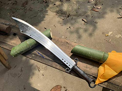 High-Quality Sharp Kung Fu Broadsword - Chinese Anti-Japanese War Saber Sword for Martial Arts Training & Historical Reenactment | Perfect for Kung Fu Practice, Cosplay & Collection