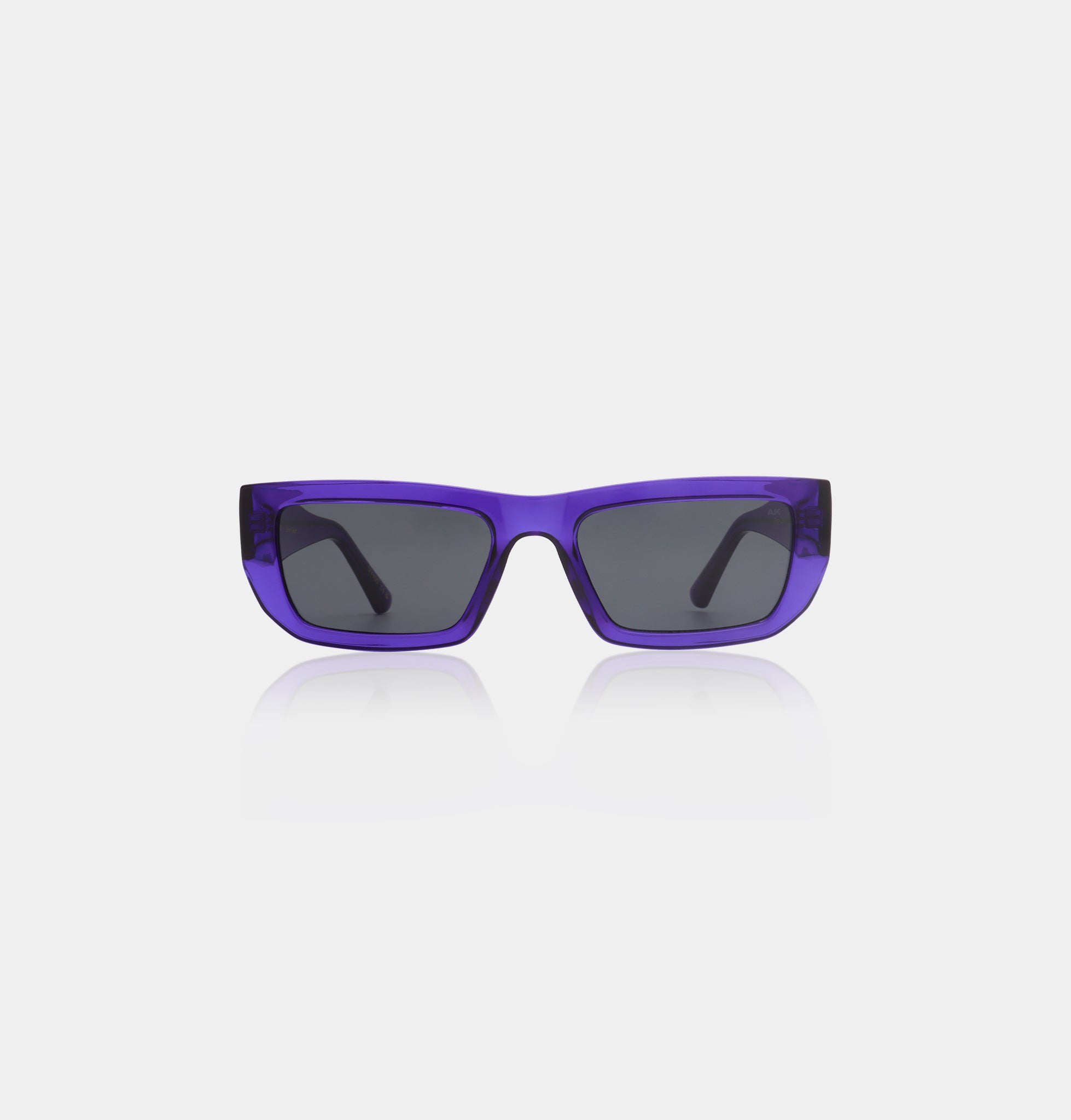 A. Kjaerbede Purple Transparent Fame Sunglasses - Stylish UV Protection for Outdoor Activities, Beach & Driving