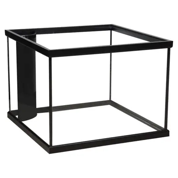 65 Gallon Drilled Reef Ready Corner Flow Aquarium Tank 36x18x24 Inches - Seapora & Marineland for Saltwater Coral Fish Tank Setup | Perfect for Home, Office & Marine Life Enthusiasts