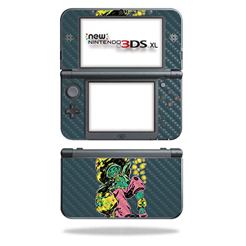 Premium Carbon Fiber Skin for Nintendo New 3DS XL (2015) - Goblin Design | Protective & Durable Textured Cover | Easy to Apply & Remove | Made in USA | Perfect for Gaming Protection & Style Enhancement