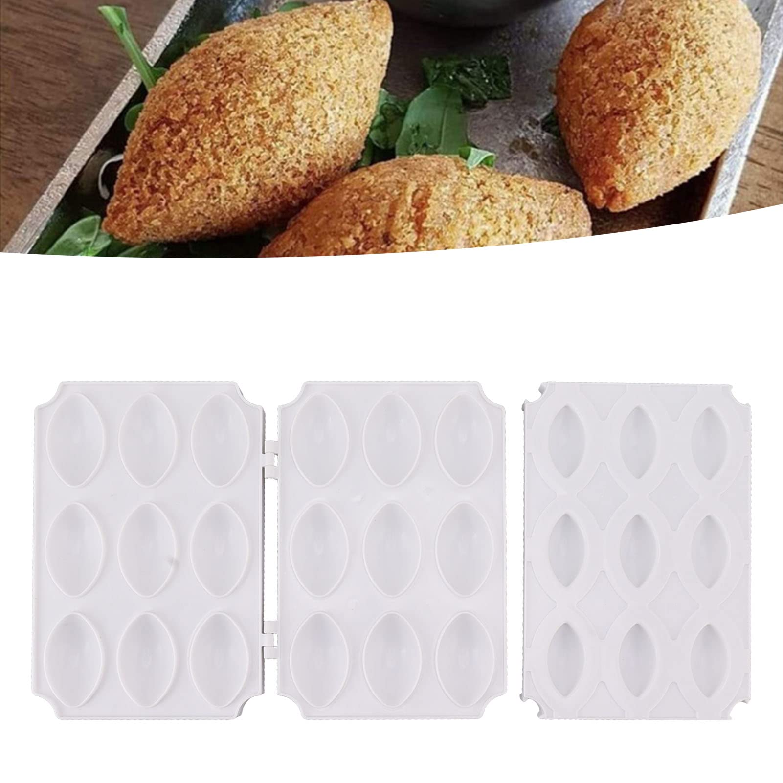 Manual Meatball Maker & Meatloaf Press Tool - 9 Grid DIY Homemade Meat Processor for Kitchen | Perfect for Meatballs, Burgers & Party Food Prep