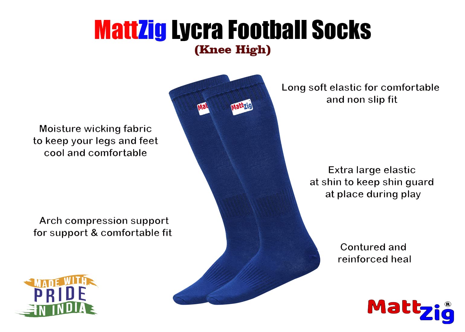MattZig Football Kit - Complete Soccer Uniform Set for Men & Youth - Jersey, Shorts & Socks - Perfect for Training, Matches & Team Sports