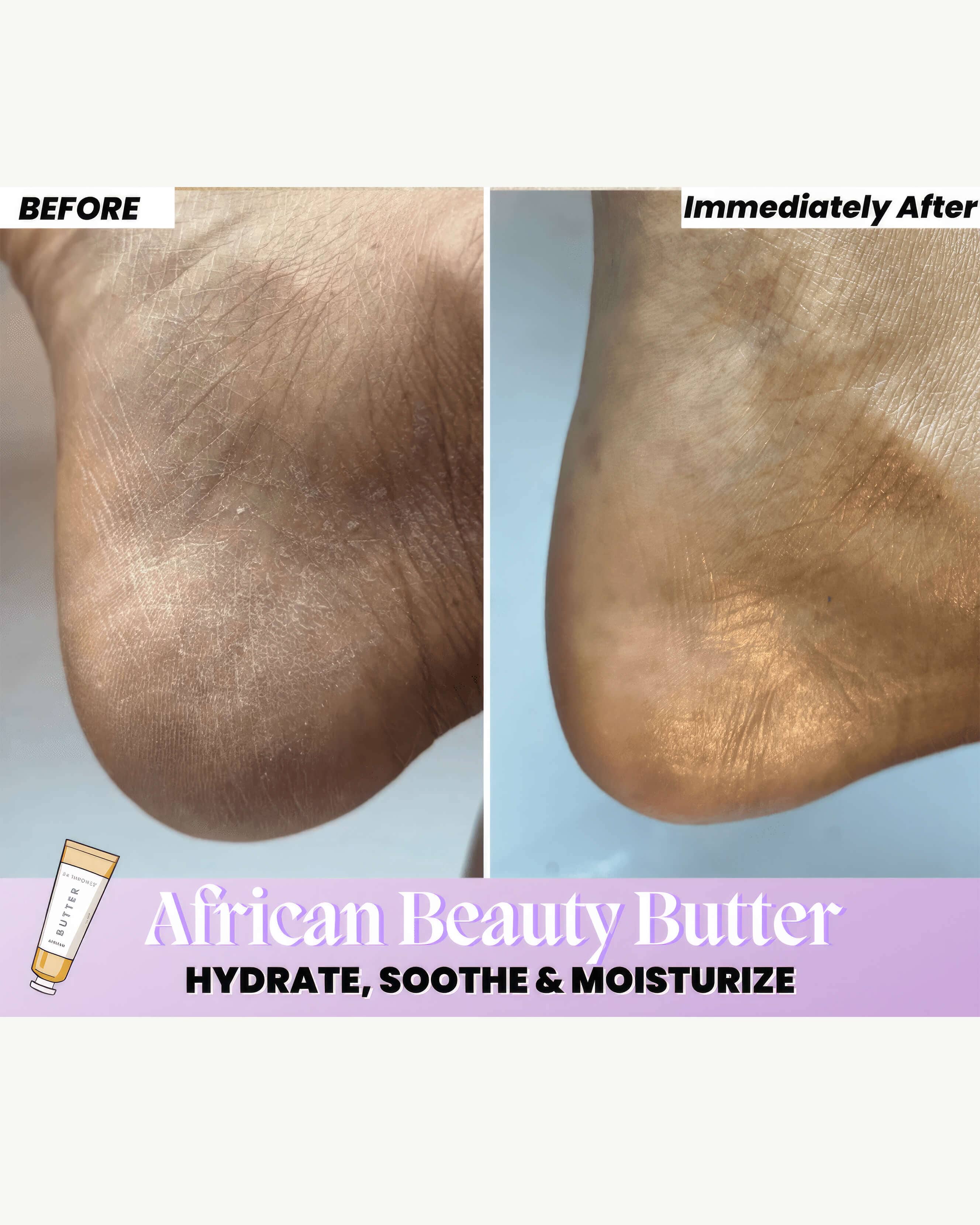 Egyptian Lavender & Moroccan Mint Beauty Butter - Luxurious Body Cream for Dry Skin, Natural Moisturizer with Shea Butter - Perfect for Spa Days, Nighttime Skincare & Gift Giving