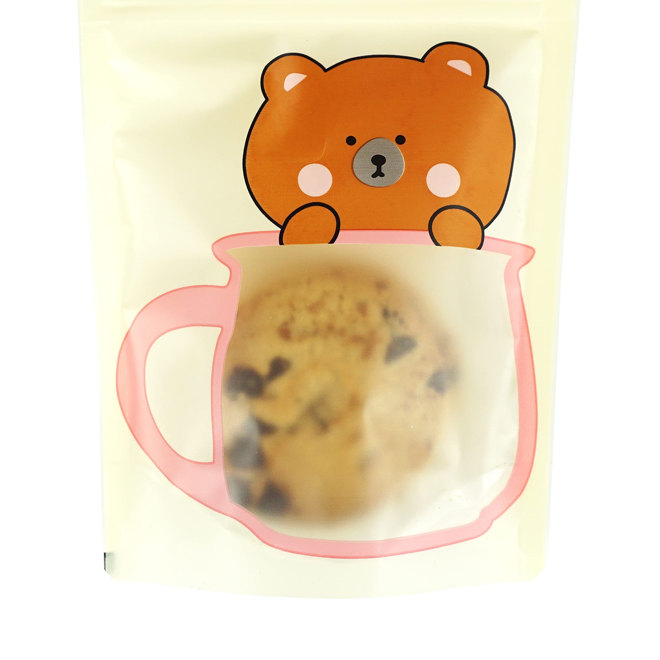 QQ Studio 100-Pack Animal Print Snack Bags - 6.25