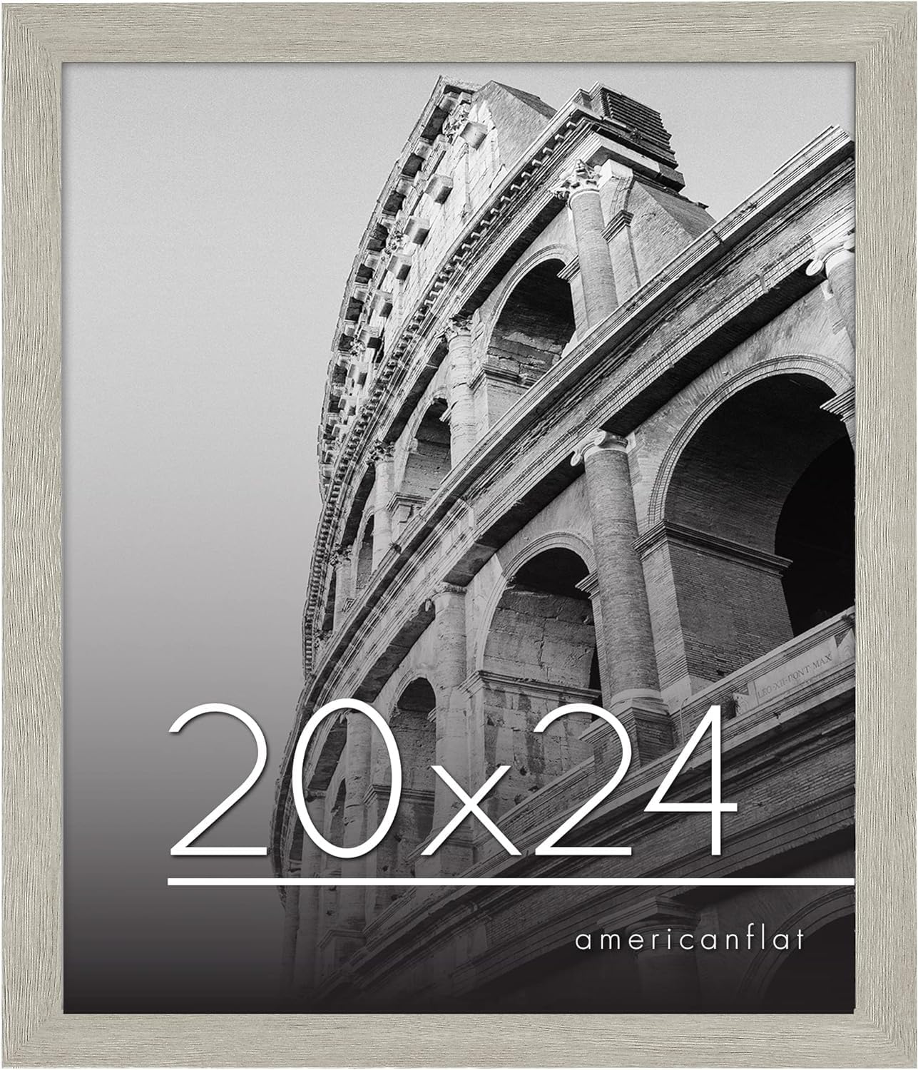 Americanflat 20x24 Picture Frame - Engineered Wood Wall Display for Home & Office Decor