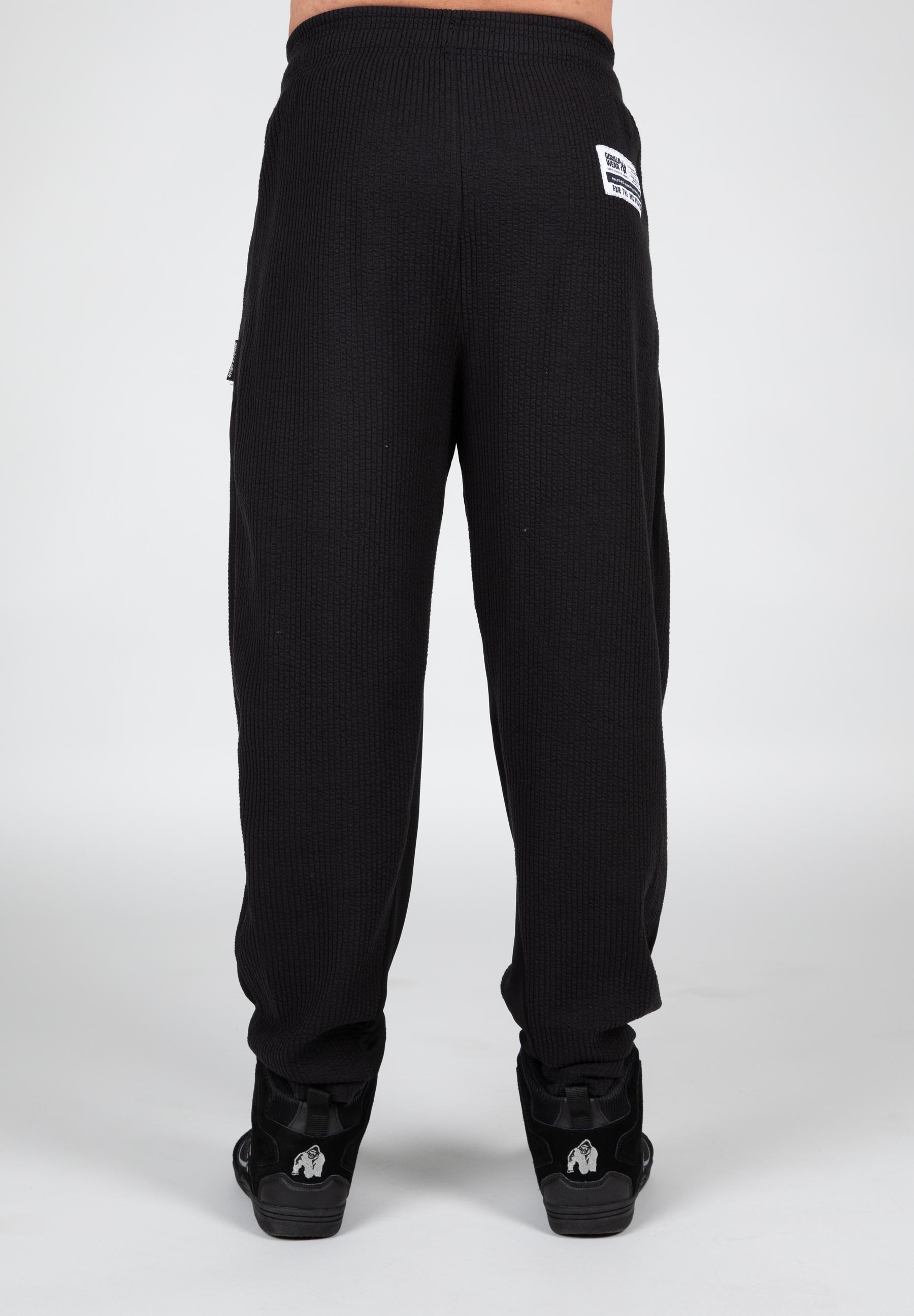Augustine Old School Pants for Men - Classic Black Casual Trousers | Perfect for Work, Office & Everyday Wear