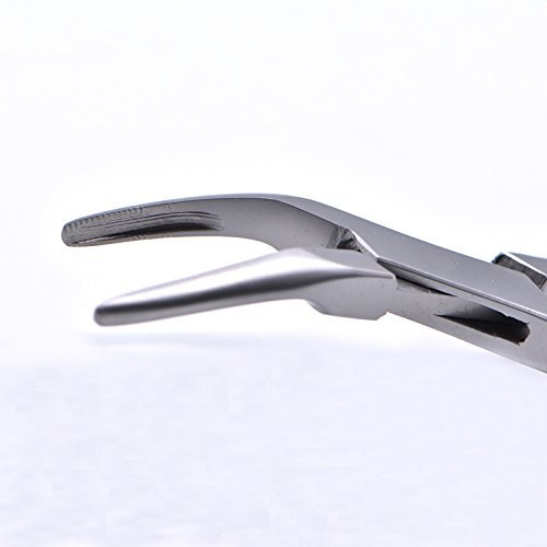 Dental Tooth Extraction Forceps for Root Fragment Removal - Minimally Invasive Curved Dental Instruments for Maxillary Teeth | Professional Oral Surgery Tools for Dentists & Dental Clinics