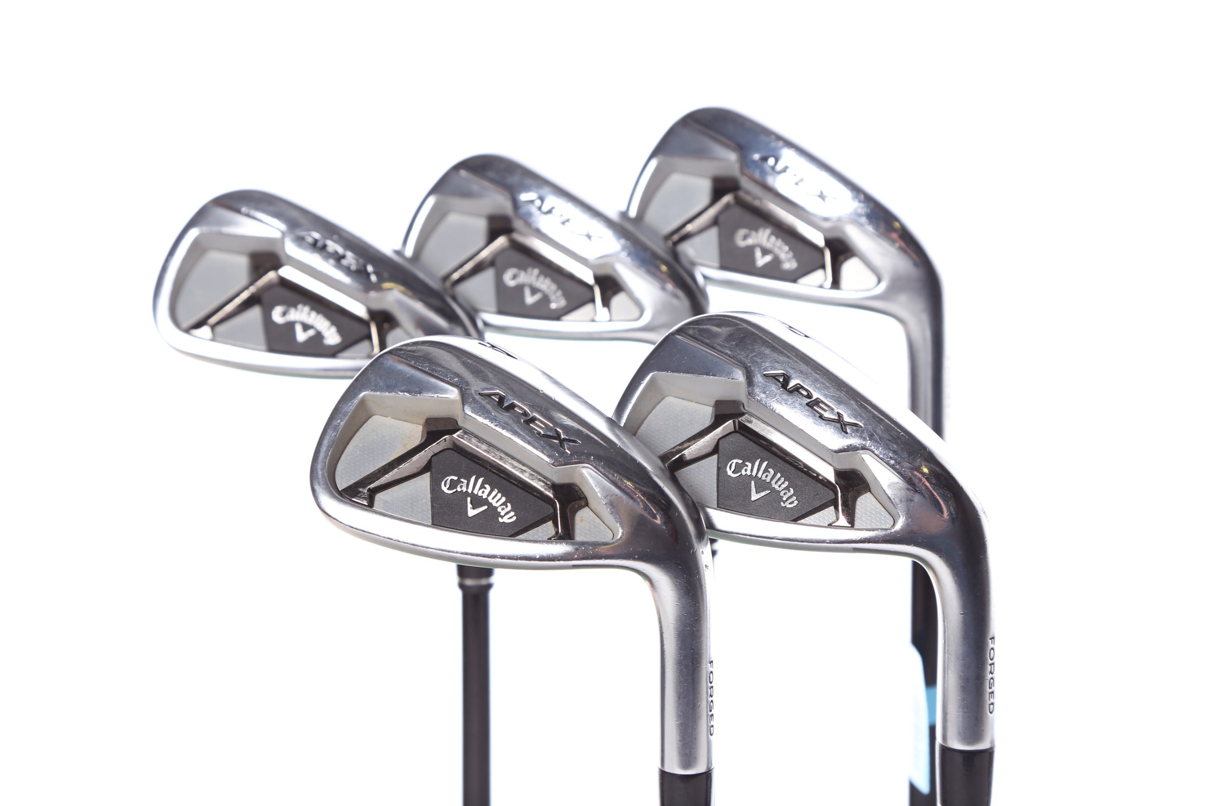 Premium Used Callaway Apex 21 Iron Set - Right Handed 7-PW, AW - Regular Flex Golf Clubs for Men - Perfect for Driving Range & Course Play